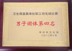 卫生局直属单位职工羽毛球比赛